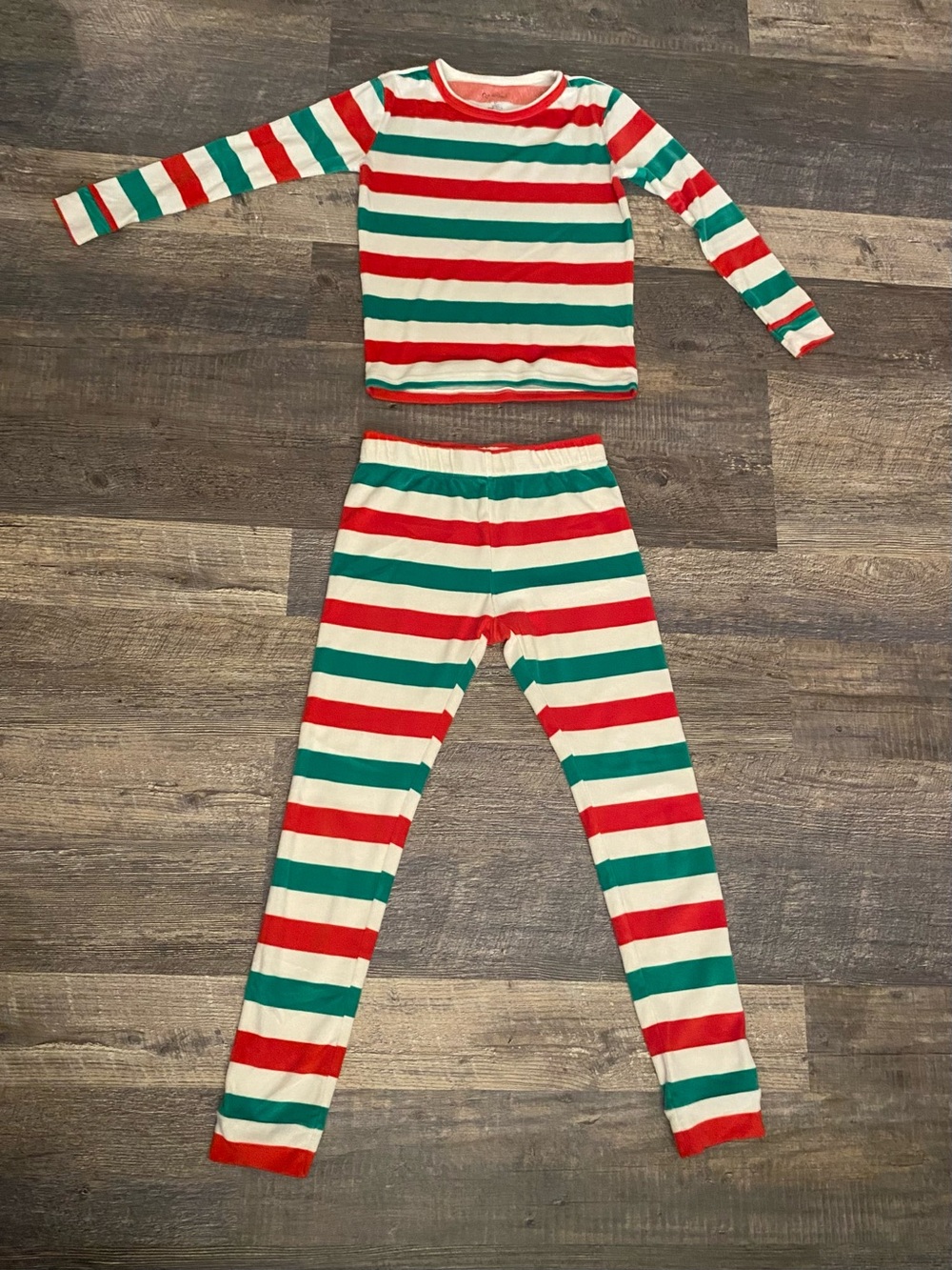 Holiday velour pajama set